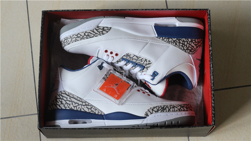 Air Jordan III 3 OG True Blue White Nike Back